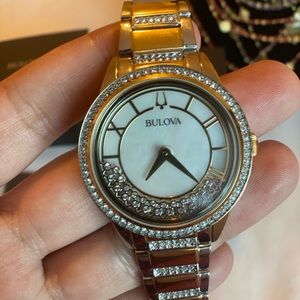New bulova watch with crystal